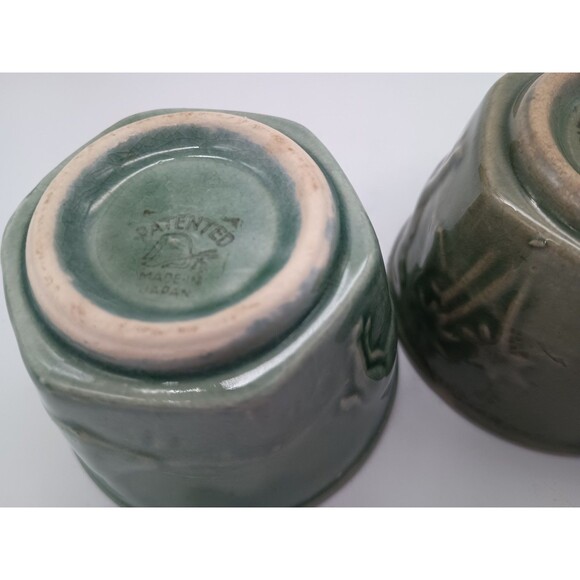 Vintage Tashiro Shoten Celadon Green Egyptian Revival Tea Cup Made In Japan - Picture 8 of 8